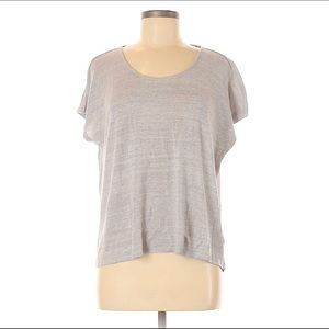 Express Open Back Grey Top Size Medium